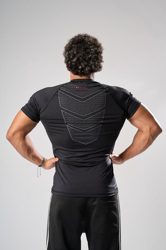 APOLLO BLACK COMPRESSION SHIRT